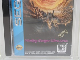 Vay 1994 Sega CD CIB Wata Graded 9.0 Near Mint!