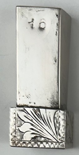 ✅Vintage Fancy Ornate 800 Silver Lapis Lipstick Tube Case Jal Italy CLEAN - Picture 16 of 16