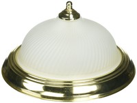 Design House 502096 1 Light Ceiling Light Polished Brass Frosted Ribbed Glass on sale Design House 502096 1 Light Ceiling Light Polished Brass Frosted Ribbed Glass on sale