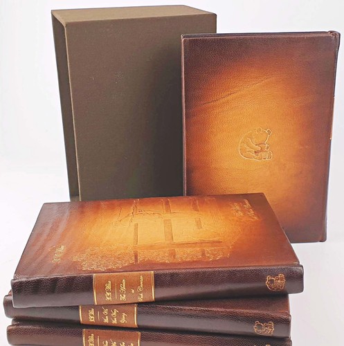 MILNE- WINNIE THE POOH 4 volumes 1961 leather, box - Picture 9 of 12
