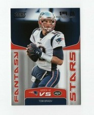 2019 Score Football FANTASY STARS - TOM BRADY NEW ENGLAND PATRIOTS #20