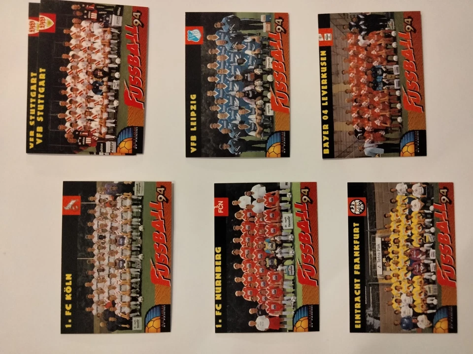 PANINI 1994 Fútbol (lote de 21) fotos vintage del equipo de fútbol alemán Bundesliga⚽ Foto 2 de 4