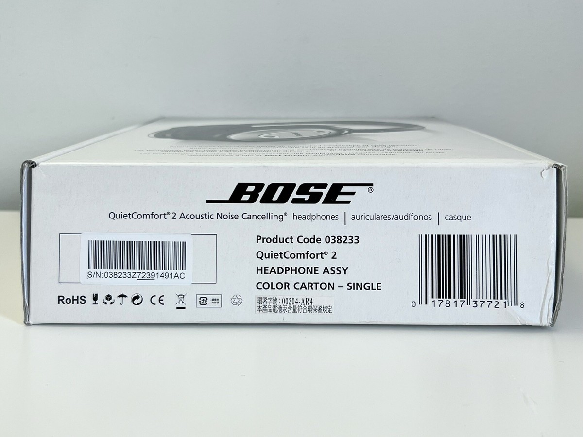 Bose QuietComfort 2 Acoustic Noise Cancelling Headphones Silver
