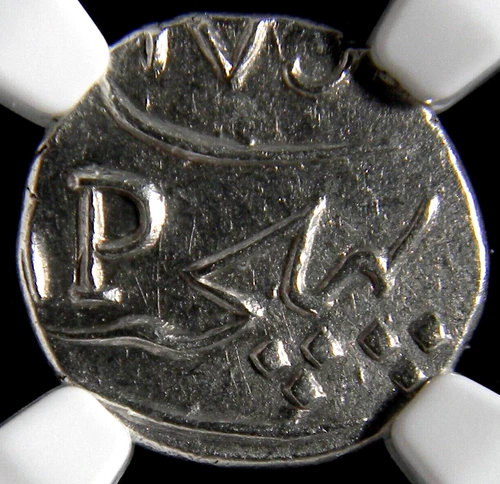 French India, Mahe 1738-1792 Silver Fanon  NGC MS 62 (02-6)
