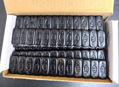 K&L SUPPLY BLACK STEEL IMPROVED WHEEL WEIGHTS x 360  1/4oz 5gram 30 strips of 12