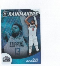 2019-20 Paul George Rainmakers Card Panini Optic Clippers #10
