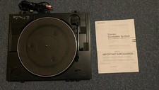 Sony PSLX250H Automatic Turntable with Dust Cover  Original Documentation Black