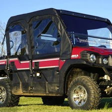 Soft Upper Doors with Zipper Kawasaki Mule Pro FXT Front and Rear