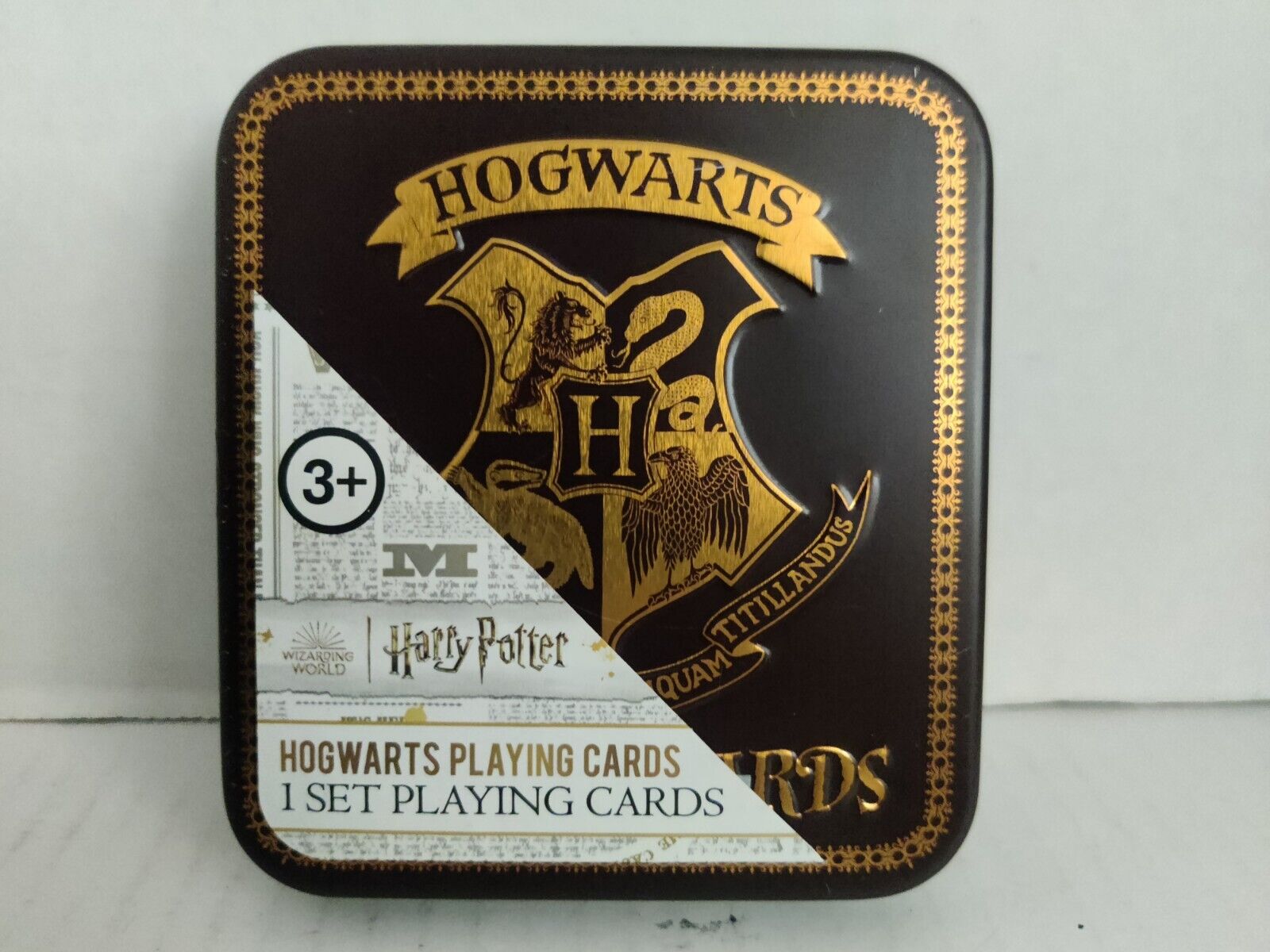 Harry Potter Wizarding World Hogwarts Playing Cards Tin Paladone - New