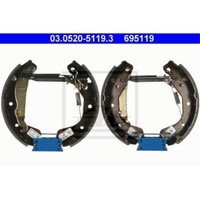 ATE Bremsbackensatz Bremsbacken Hinten FüR Opel Corsa C F08 F68 W5L X01