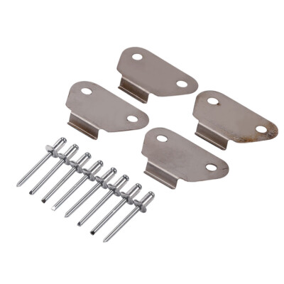 4pcs Saddlebag Lid Wear Plates w/ Nails Fit For Harley Road King 1993-2013