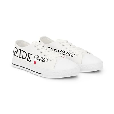 Bride Crew Men's Low Top Sneakers, Wedding Party Shoes, Bridal Shoes, [...]