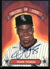 1992 Triple Play #GS-12 Frank Thomas Gallery of Stars Autographs