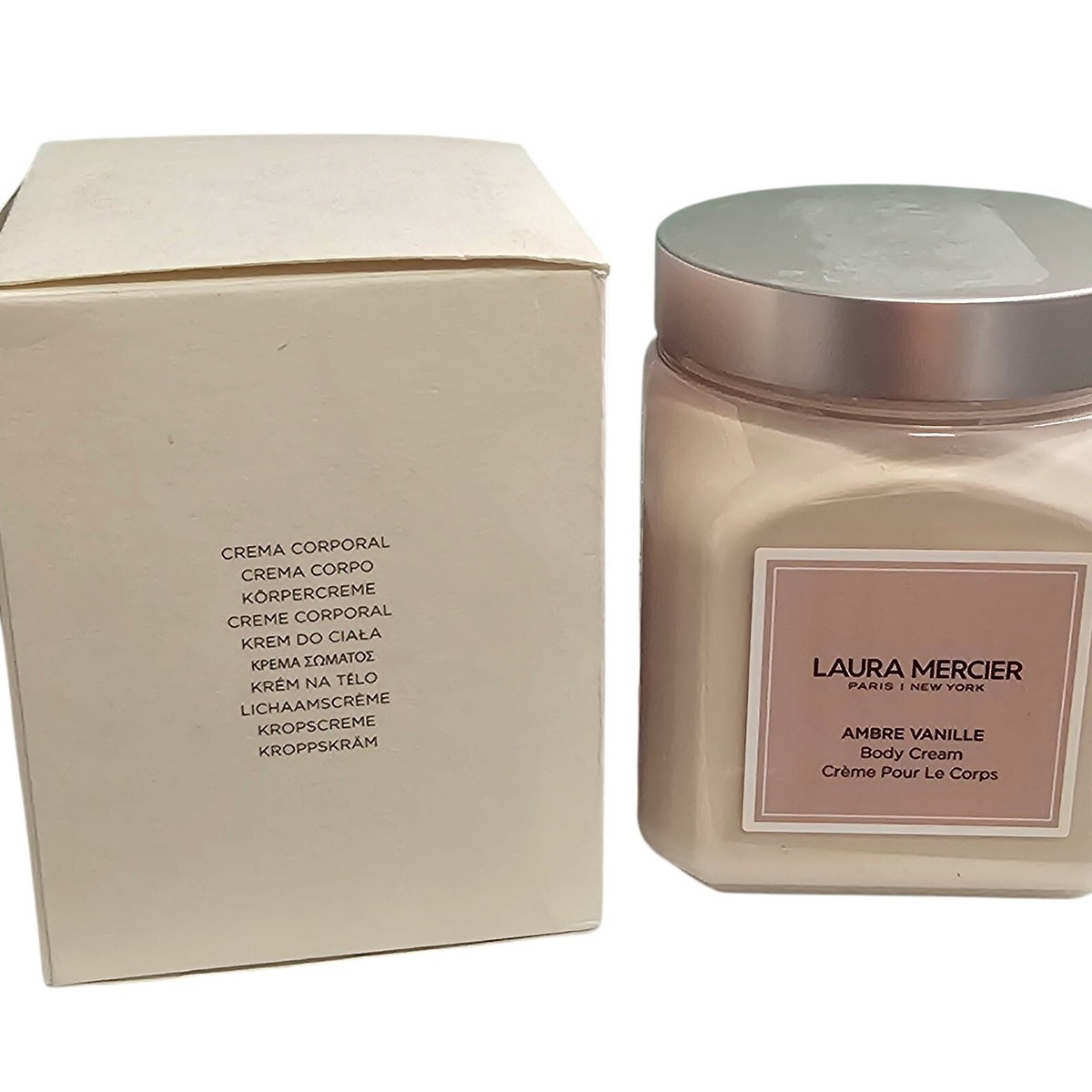 Laura Mercier Ambre Vanille Body Cream Moisturizing 12 oz