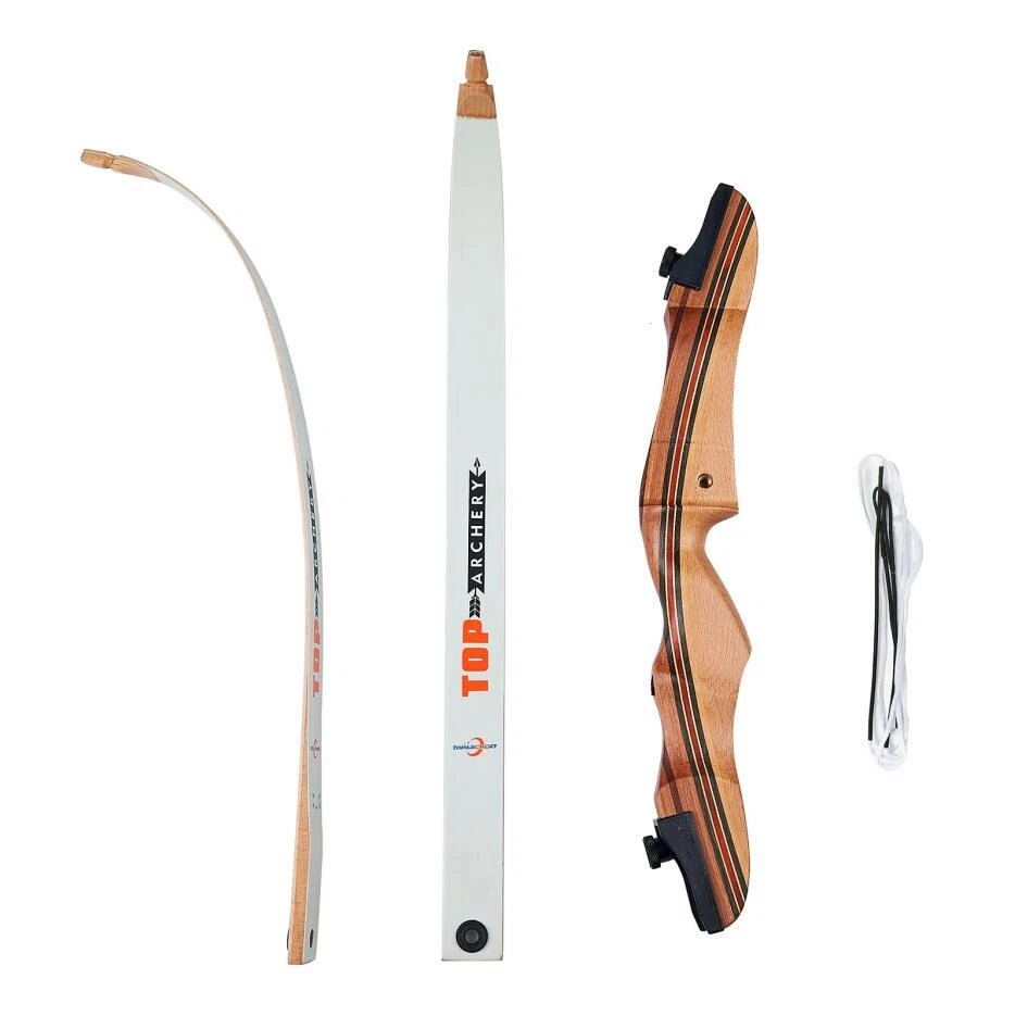 48" Wooden Archery Takedown Recurve Bow for Beginner Youth Traditional Hunting - Image 3 of 4