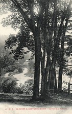 Old postcard 74 - Le Fayet St Gervais Les Bains (Hte Savoie) - Le Parc et le Ponnant