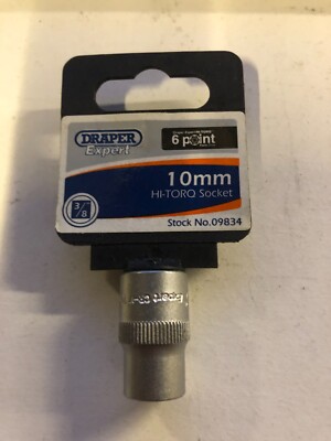 Draper Expert 10 mm 3/8 Zoll Vierkant 6Pt Draper Expert Hi-Torq metrische Flanke