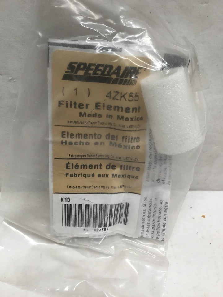 Filtre Régulateur SPEEDAIRE 4ZK93A Neuf - Pièce D'origine Pour Système Pneumatique