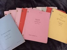 RARE! Trials of O'Brien TV scripts Peter Falk Filmways 1965-66
