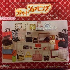 Re-ment Miniature Shopping at Department Store Dollhouse Full Set Discontinued