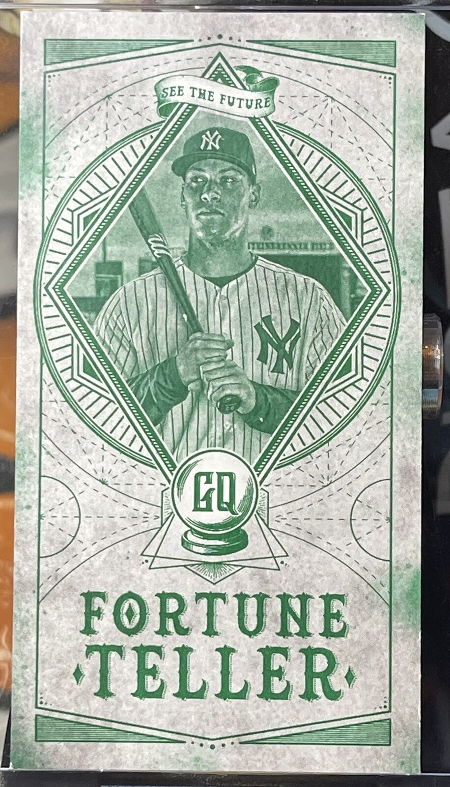 Aaron Judge Topps 2018 Gypsy Queen Fortune Teller Green /99 Super Rare 2nd Year