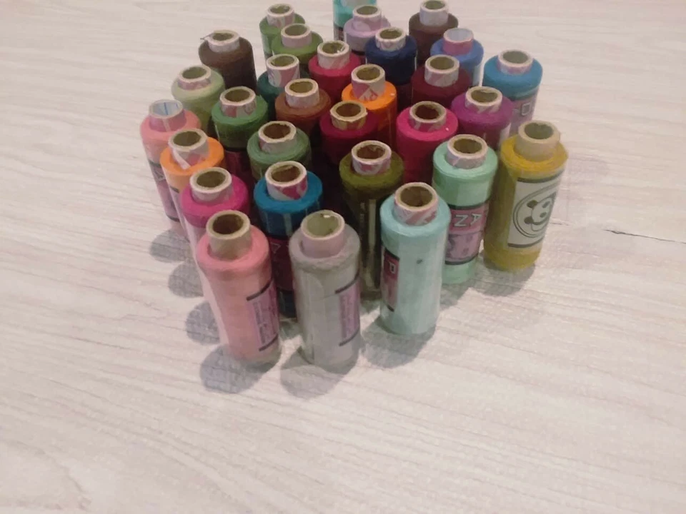 35 piece  Polyester Sewing Thread  Hand Stitching 200 Yard Each Spool - Image 4 of 4