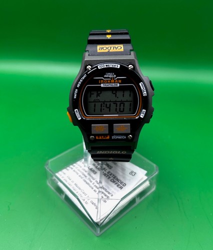 Timex Ironman Triathlon Indiglo Watch (94) New-Tested Vintage Caldor