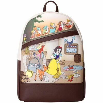 Snow White Seven Dwarfs Disney Backpack Cosplay Rucksack Tasche Bag Loungefly 