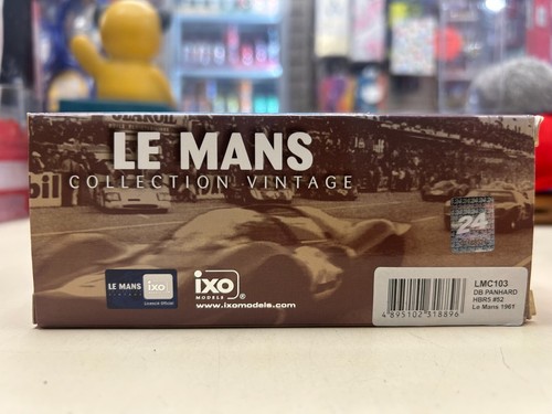IXO 1:43 DB Panhard HBR5 52 J-C. Caillaud-M Van Den Bruwaene Le Mans 1961 LMC103 - Picture 2 of 2