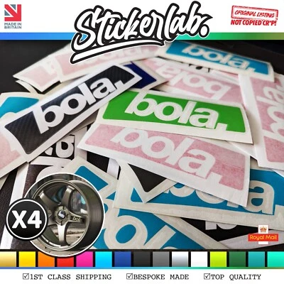 Set adesivi Bola B2R x4, Ruote Asfalto, Decalcomanie, Vinile, Rota, BBS, VAG