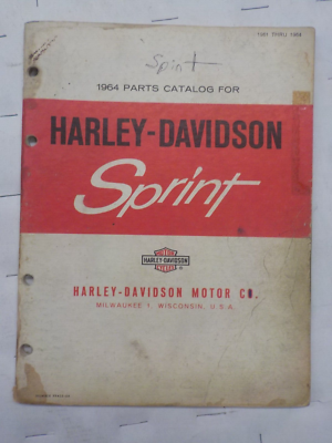 #ad Sprint Parts Catalog 1964 99455 64 $40.00