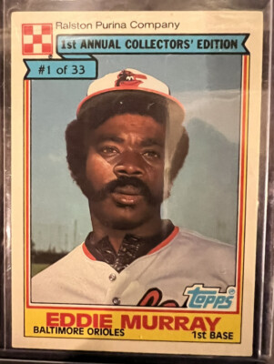 1984 Topps Ralston Purina Collector’s Edition Eddie Murray #1 Orioles ...
