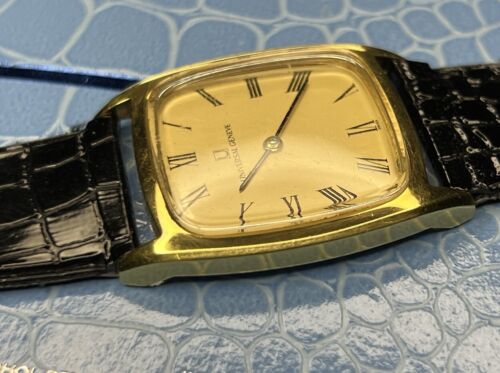 Vintage Universal Geneve Tank Style Cal-42 Manual Winding Men's Watch Gold Plate - Picture 7 of 9