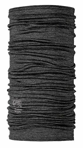 Cabeza Buff Merino Gris Lana Multifuncional Térmica Cálida Cabeza - Al aire libre