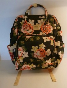 floral laptop backpack