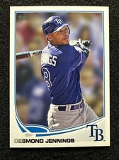 DESMOND JENNINGS #308 2013 Topps Baseball QTY Tampa Bay Rays