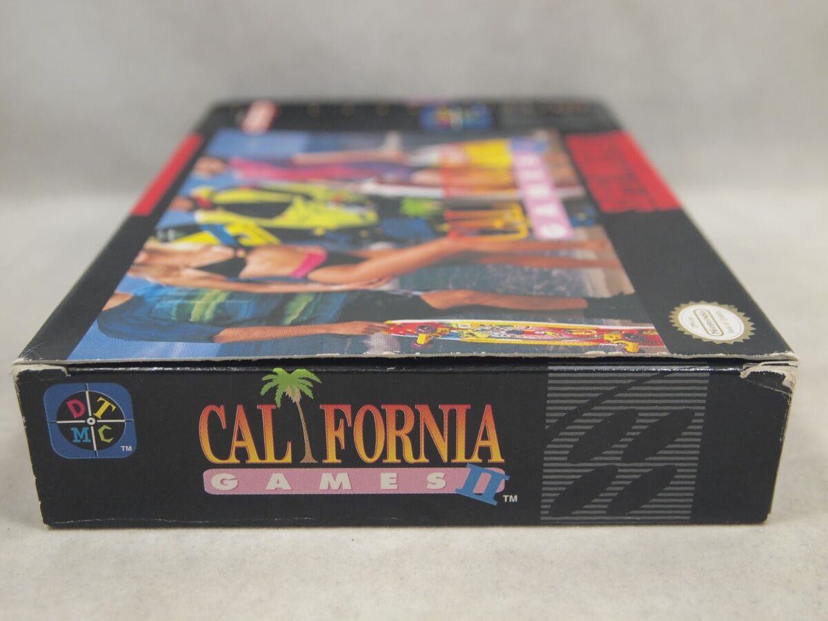 California Games 2 Super Nintendo Snes, Completo