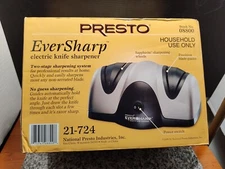 Electric Knife Sharpener. Presto 08800 EverSharp Model 21-724. New In Box.