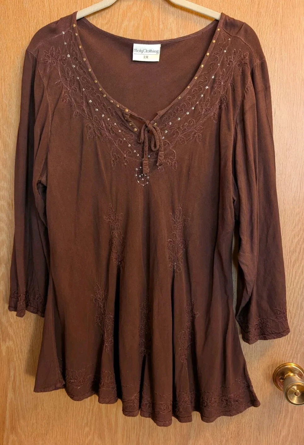 holy-clothing embroidered boho romantic tunic prairie 