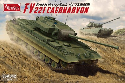 AMUSING HOBBY 1/35 FV221 Caernarvon British Heavy Tank #35A042 *sealed* USA 