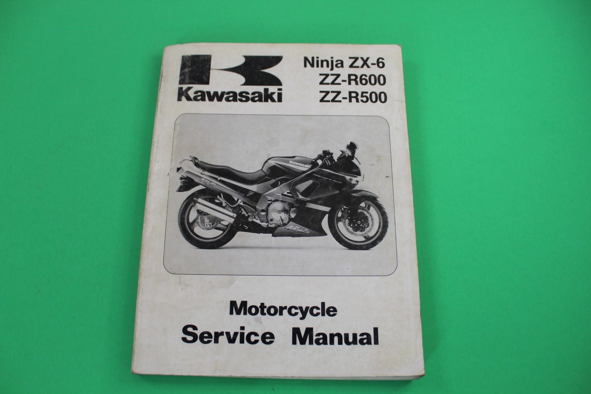 NOS Kawasaki Service Manual ZX ZX600 ZX500 Ninja ZX-6 ZZ-R600