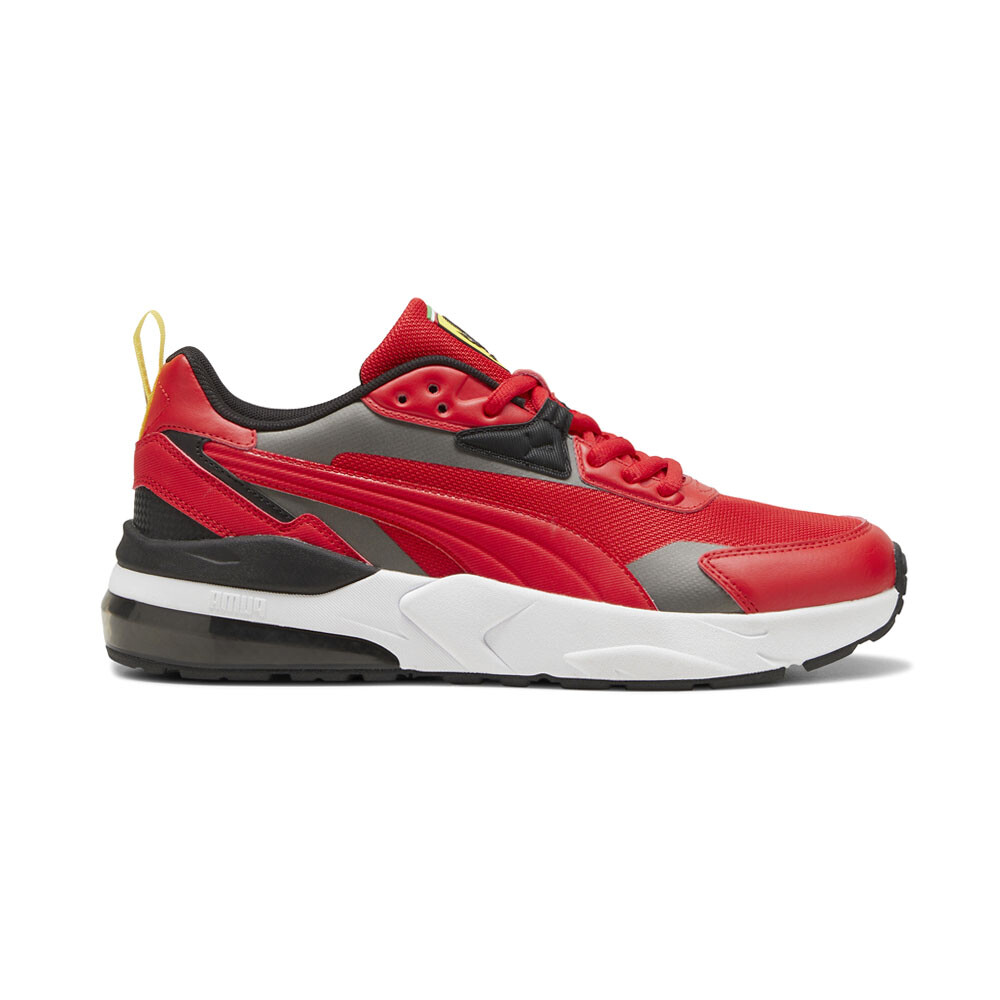 Повседневные мужские кроссовки Puma Ferrari Vis2k красного цвета на шнуровке 30829604