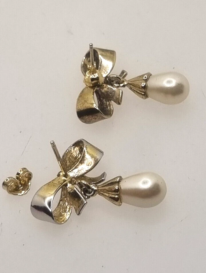 ARGENTO 925 ORECCHINI PERLE - Immagine 4 di 4