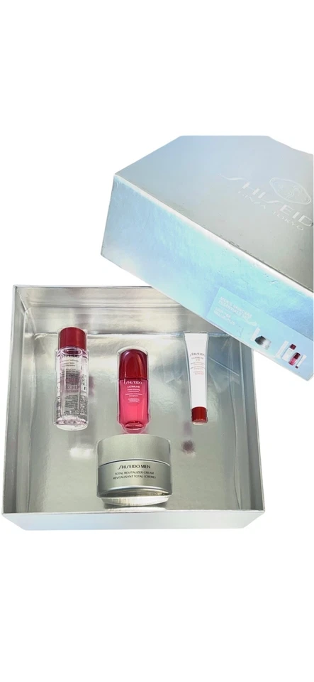 Shiseido Men’s Skincare Essentials 4 piezas•Crema revitalizante total+Ojo Ultimune•NUEVO Foto 2 de 4