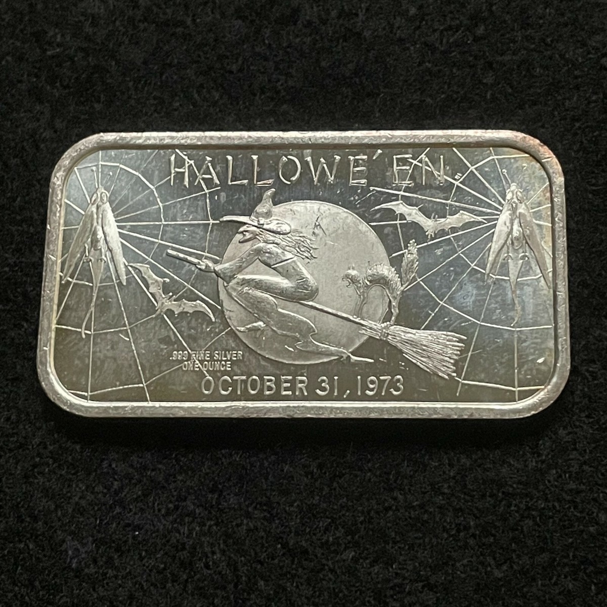 1973 Halloween Madison Mint 1 Ounce .999 Silver Artbar #KSAB33 | eBay