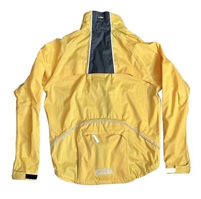Gill Fishing Angler Mens Jacket Size M Yellow Waterproof Event