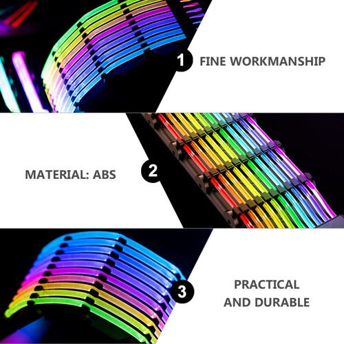 ARGB Sync Power Cord RGB Cable Power Cable RGB Extension Sleeved Cable - Afbeelding 8 van 12