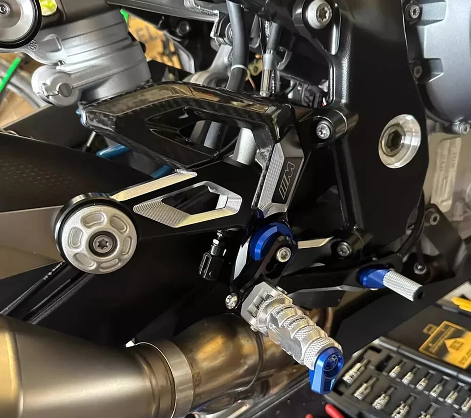 Adjustable Racing Rear Set Rearset Footpeg Footrest for BMW M1000R S1000R 21-24 - Bild 3 von 4