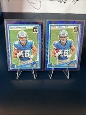 Isaac Teslaa 2x RC! 2025 Donruss Optic Blue Hyper & Purple Scope Detroit Lions