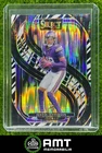 Justin Jefferson 2024 Panini Select Premier Zebra Prizm Shock Minnesota Vikings